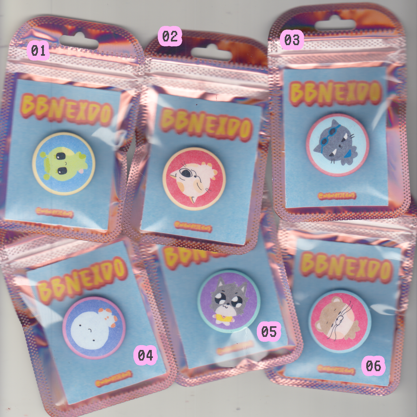 BBNEXDO PINS