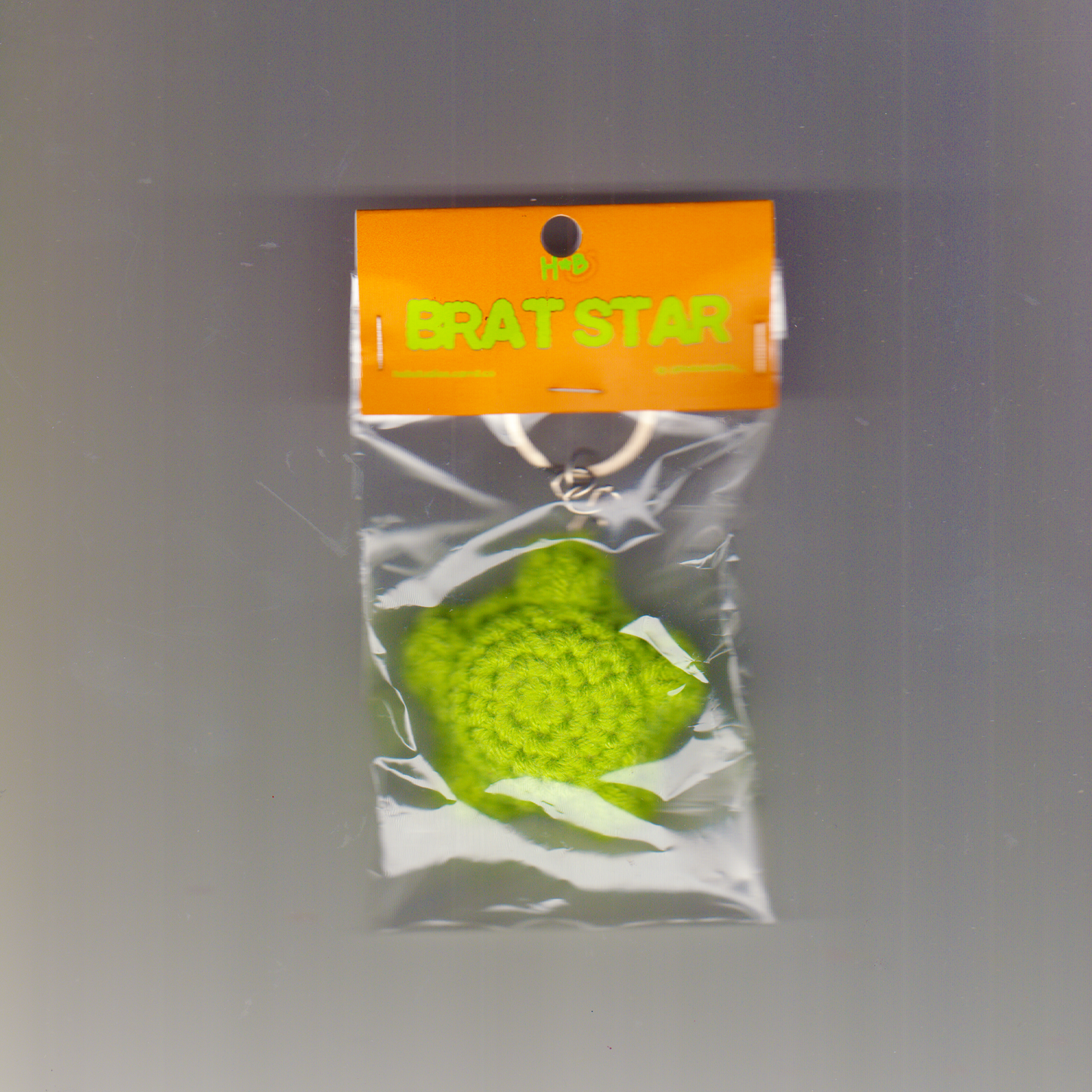 BRAT STAR KEYCHAIN