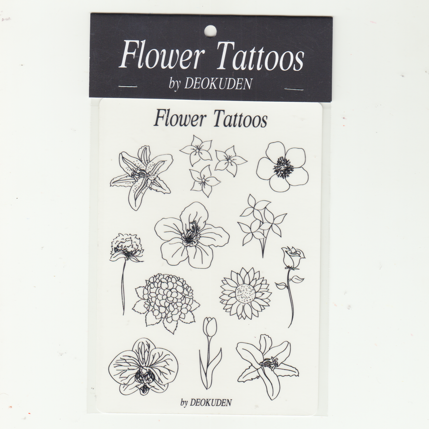 FLOWER TATTOO SHEET