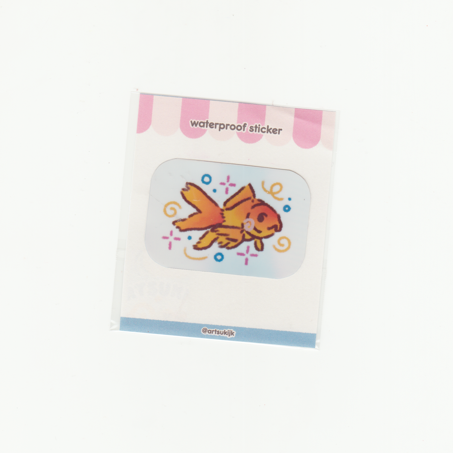 SHINY GOLDFISH STICKER