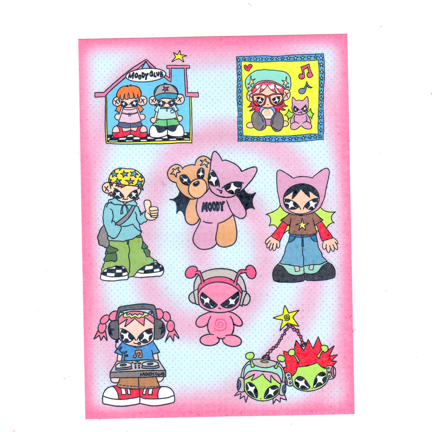 CHARMS STICKER SHEET