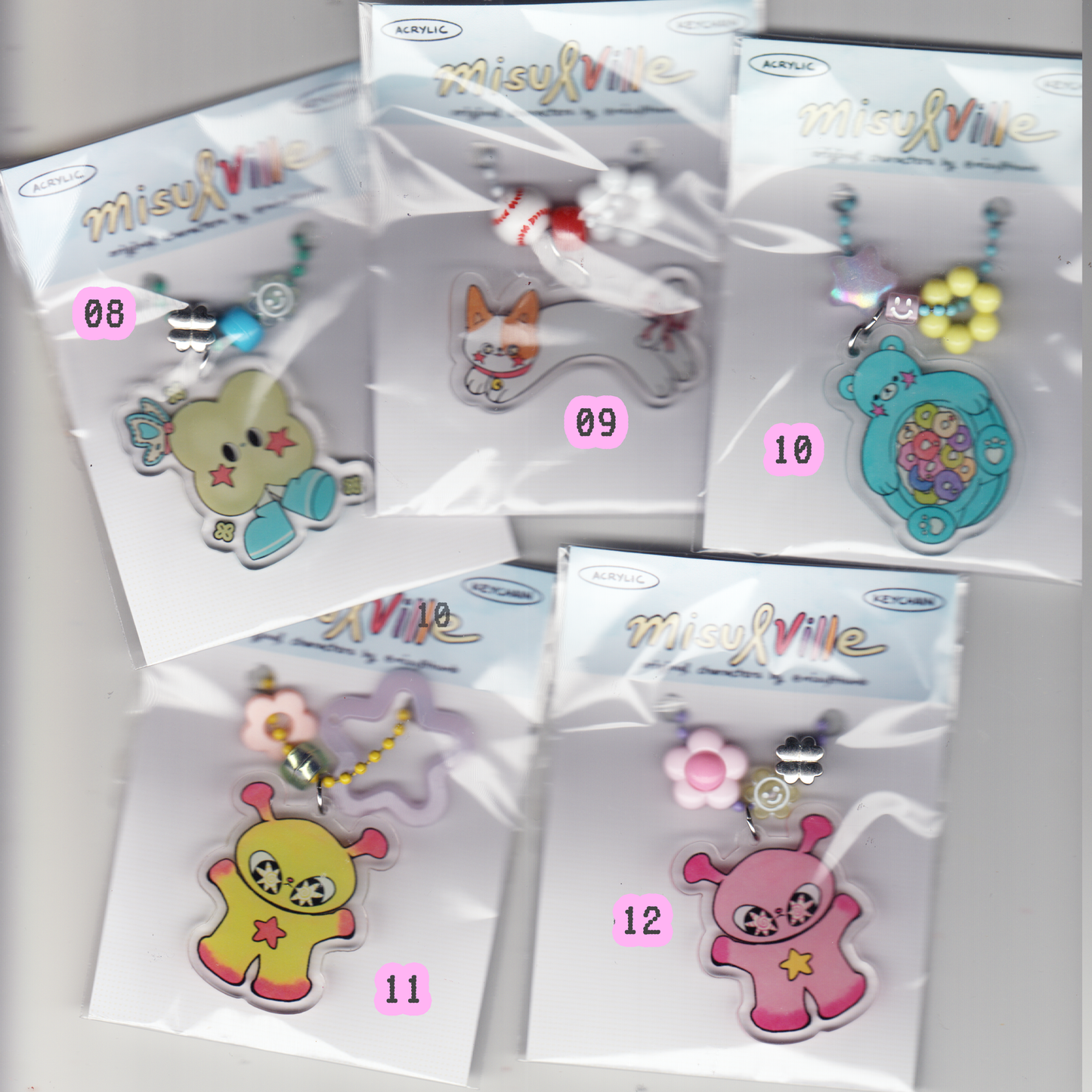 MISULVILLE ACRYLIC KEYCHAIN