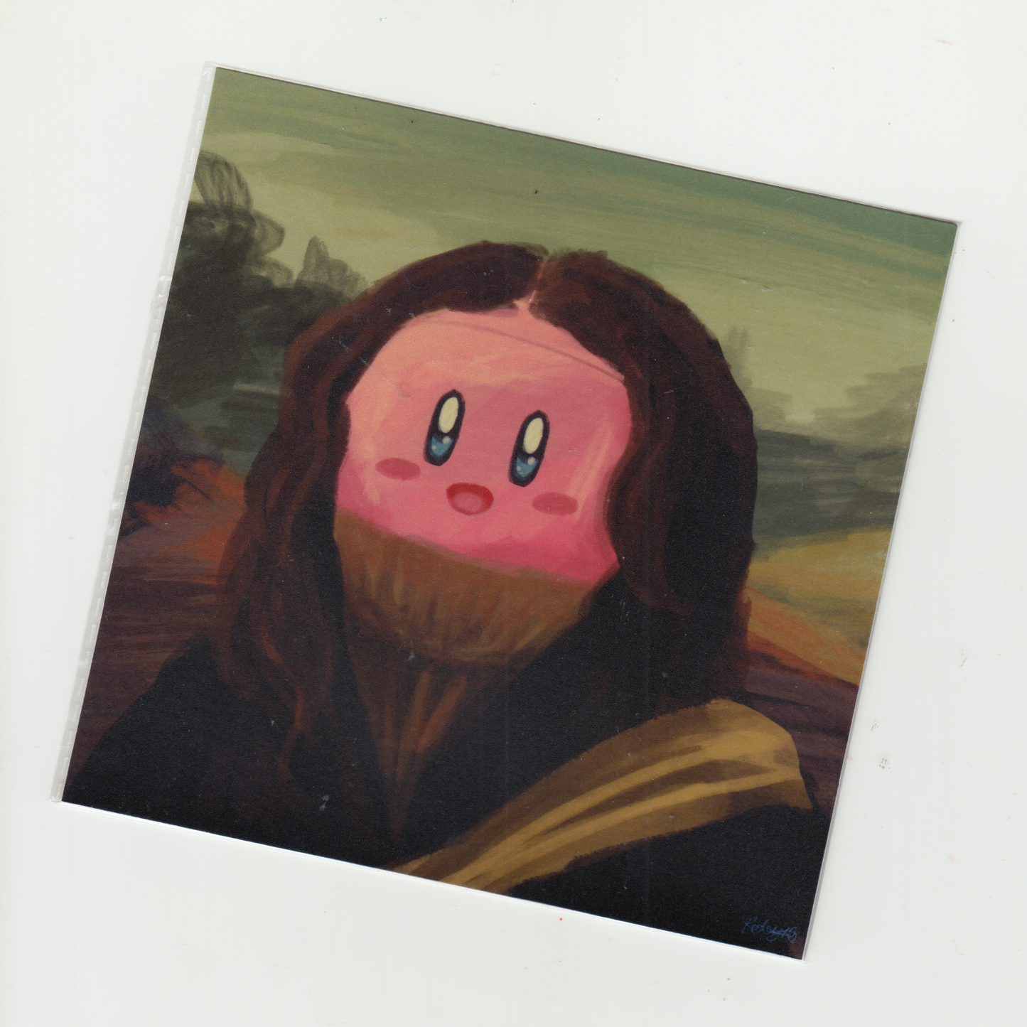 KIRBY MONA LISA PRINT
