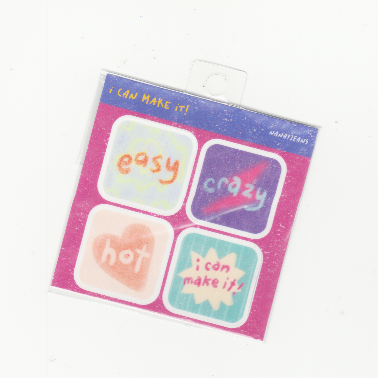 I CAN MAKE IT STICKER SHEET