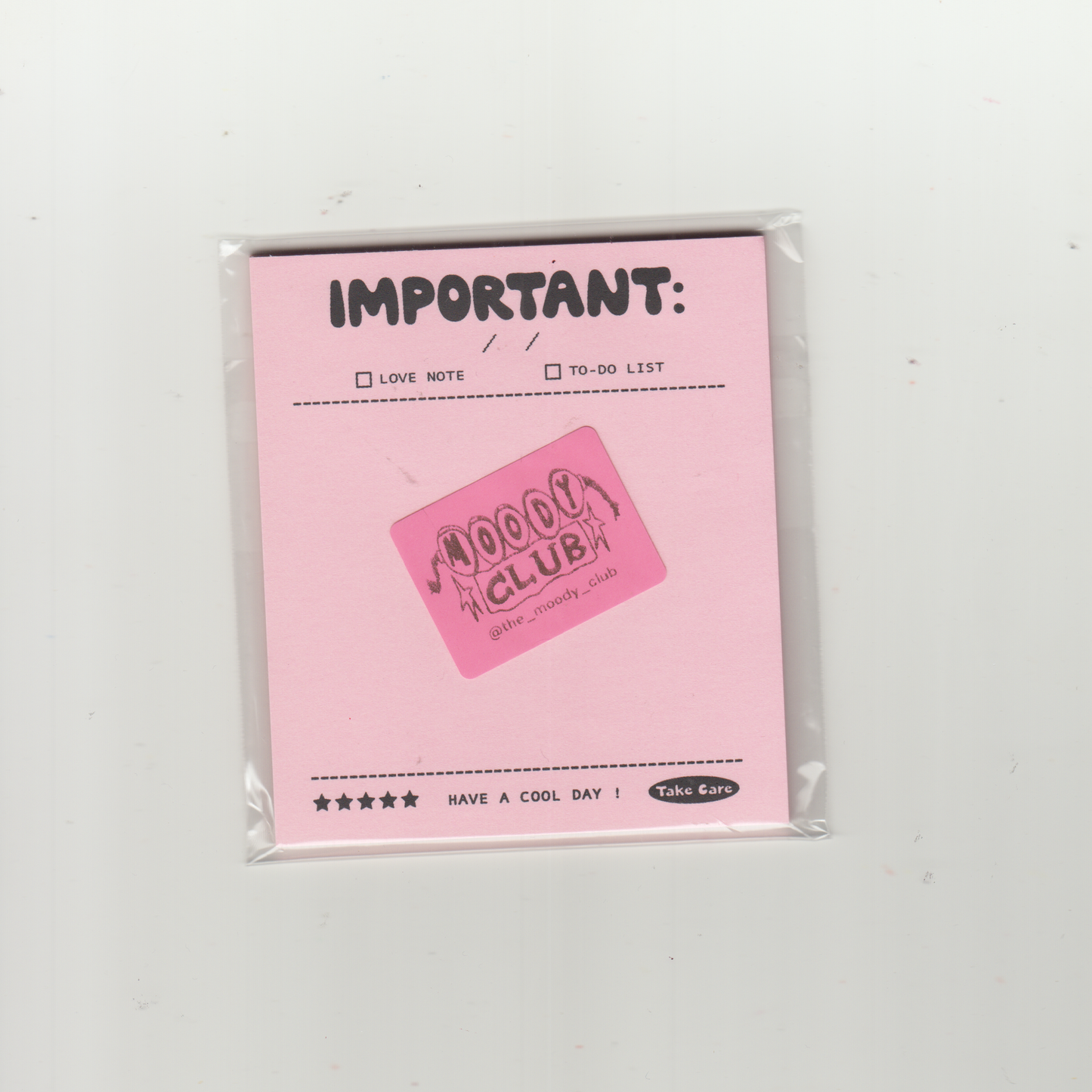 IMPORTANT NOTEPAD