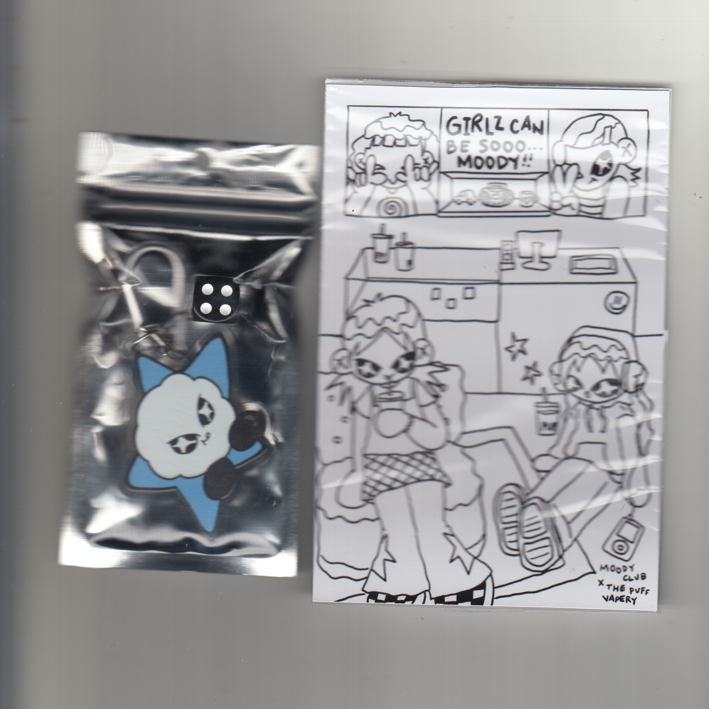 PUFF X MOODY KEYRING