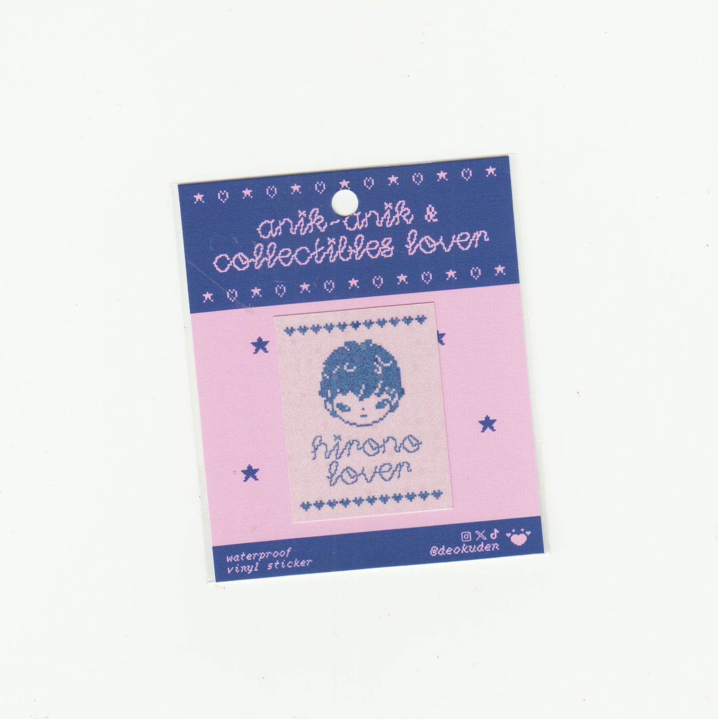 ANIK-ANIK & COLLECTIBLES LOVER STICKER (RECTANGLE)