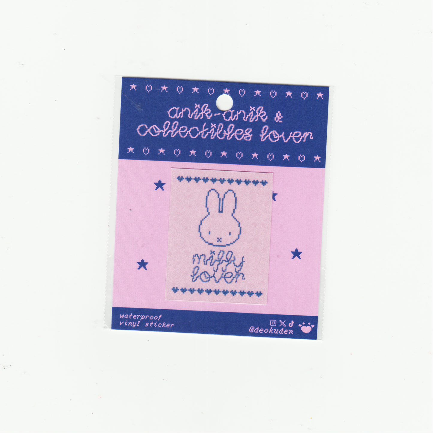 ANIK-ANIK & COLLECTIBLES LOVER STICKER (RECTANGLE)