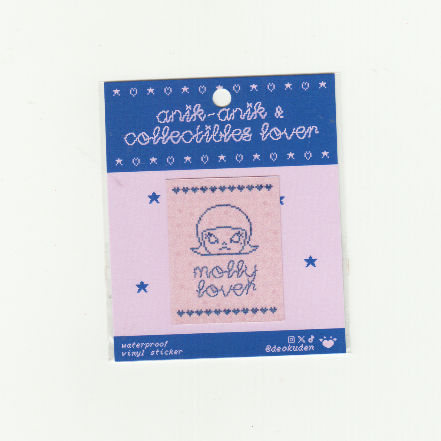 ANIK-ANIK & COLLECTIBLES LOVER STICKER (RECTANGLE)