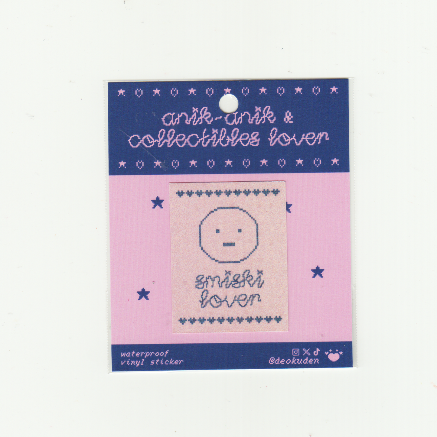 ANIK-ANIK & COLLECTIBLES LOVER STICKER (RECTANGLE)