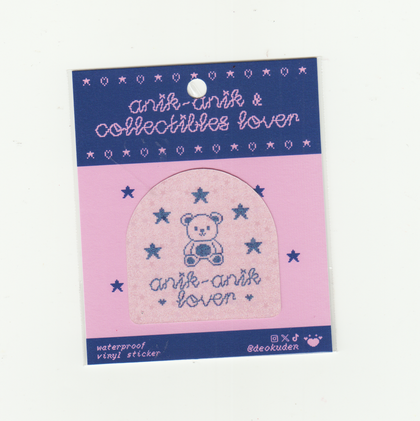 ANIK-ANIK & COLLECTIBLES LOVER STICKER (ROUNDED)
