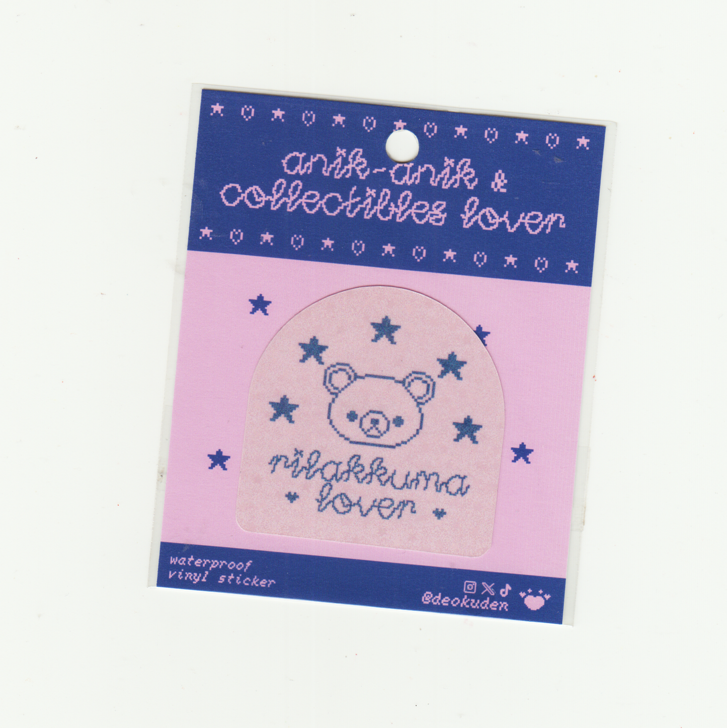 ANIK-ANIK & COLLECTIBLES LOVER STICKER (ROUNDED)
