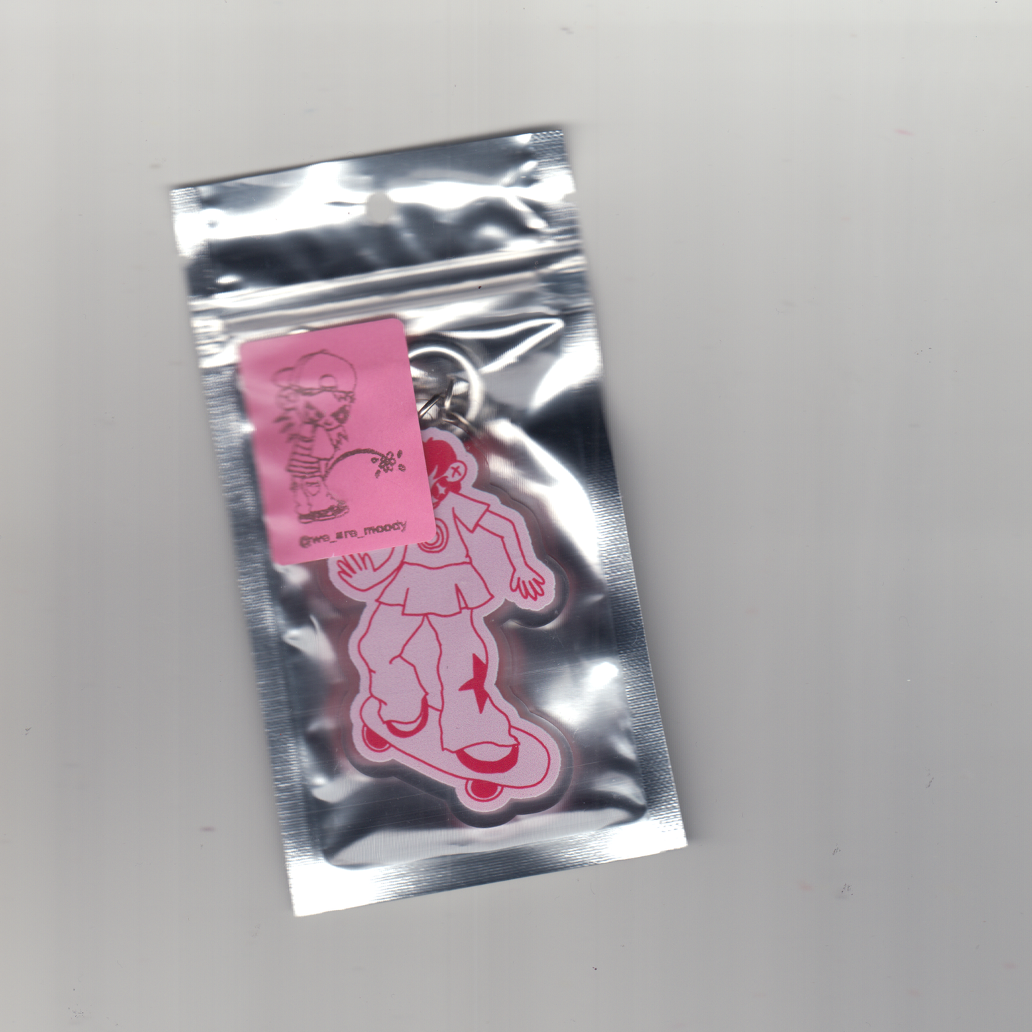 SKATER GIRL KEYCHAIN