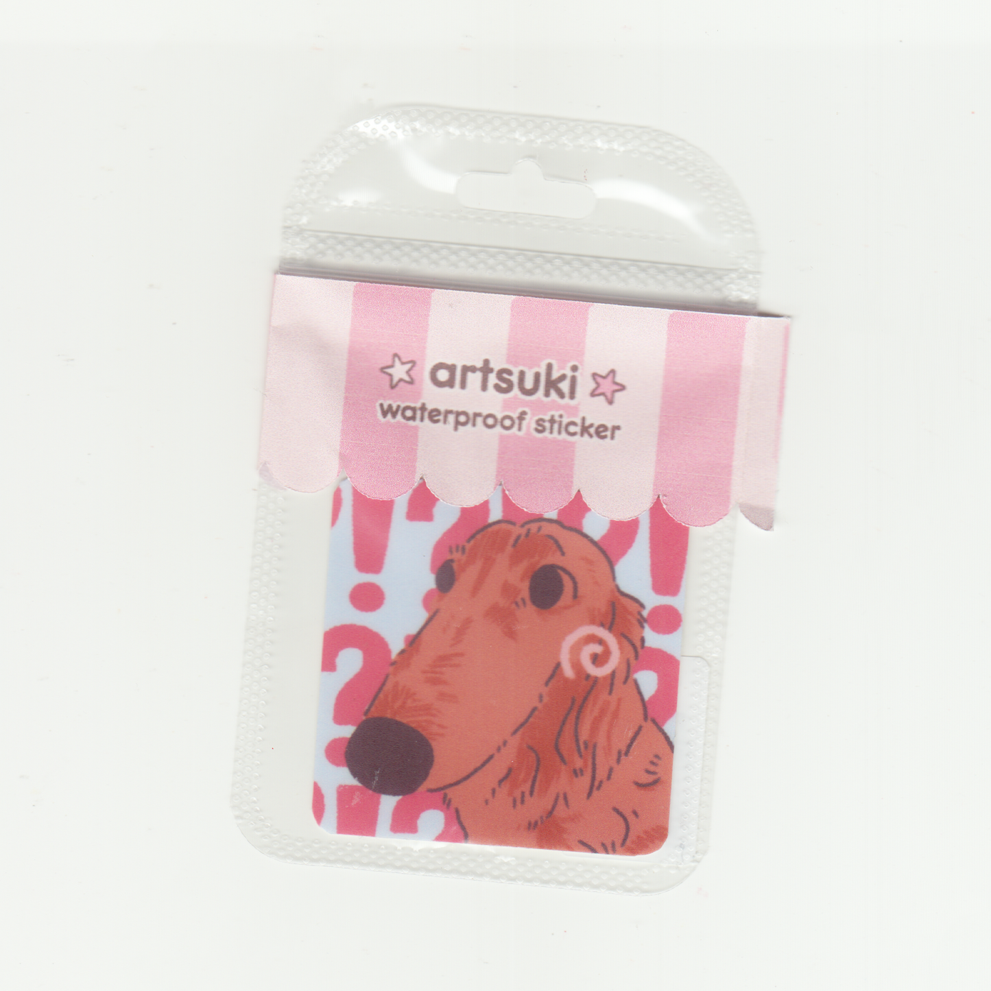??? DOG STICKER