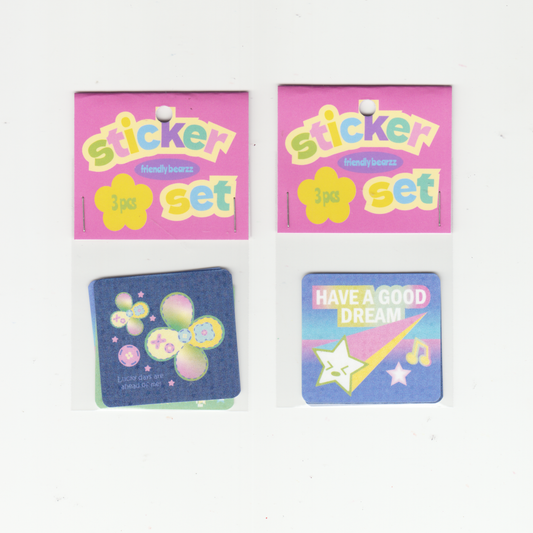 3 PCS STICKER SET