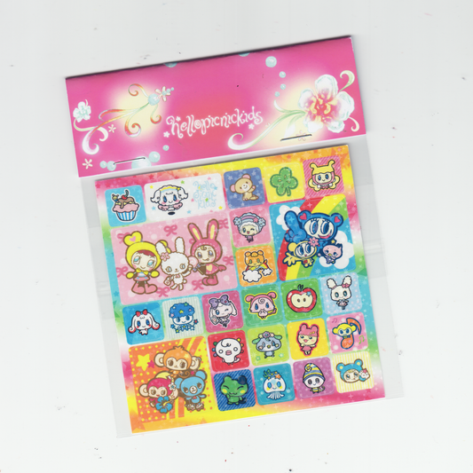 TAMAGOTCHI STICKER SHEET
