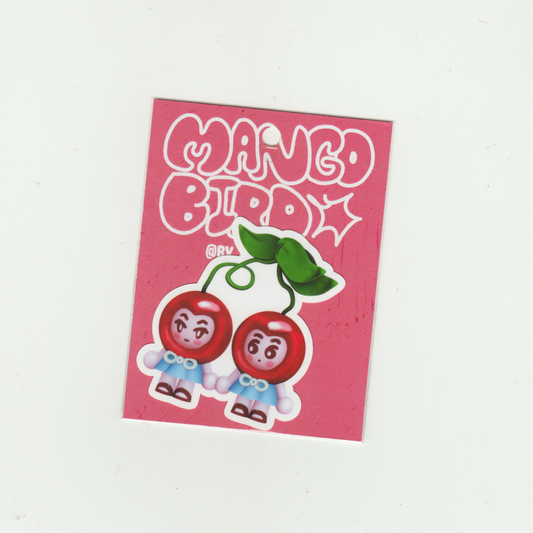 CHERRY TWINS STICKER