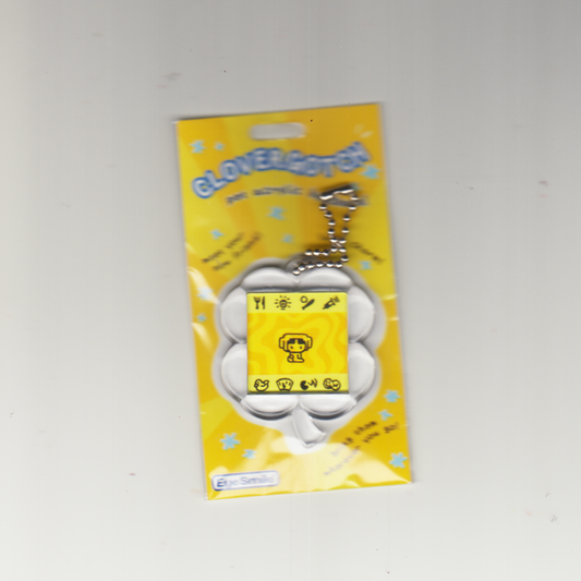 CLOVERGOTCH YELLOW KEYCHAIN