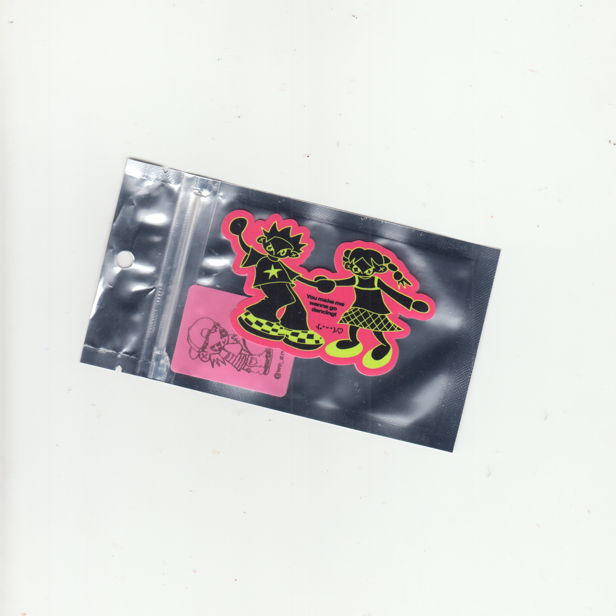 Dancing sticker
