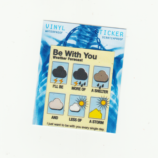 VINYL STICKER BE WITH YOU