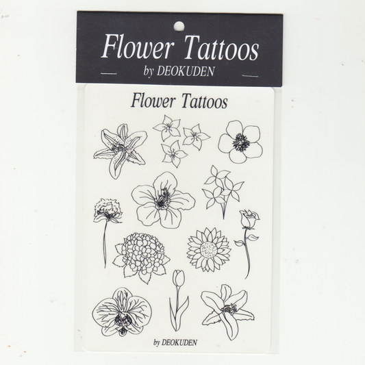 FLOWER TATTOO SHEET