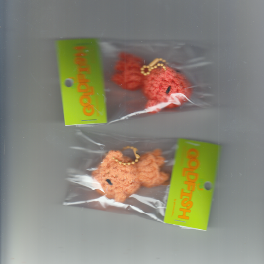 GOLDFISH CROCHET KEYCHAIN