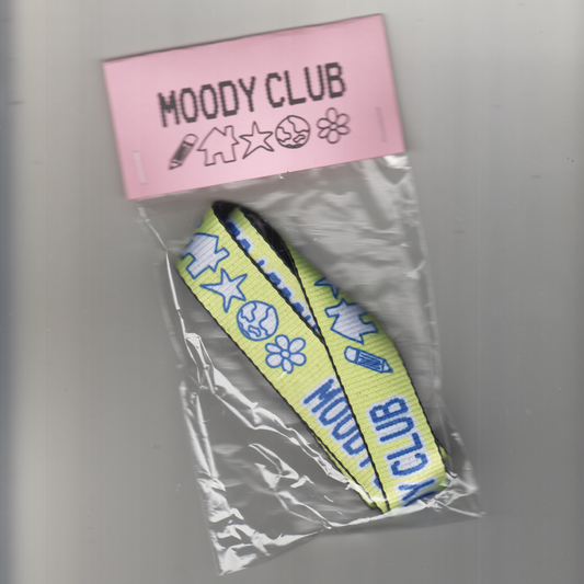 MOODY CLUB GREEN LANYARD