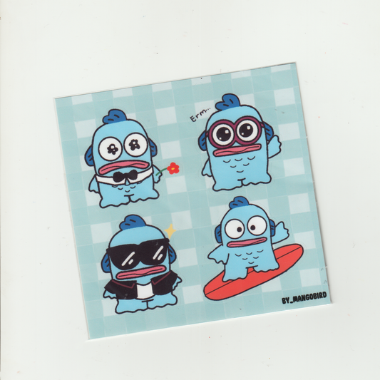 HANGYODON STICKER SHEET