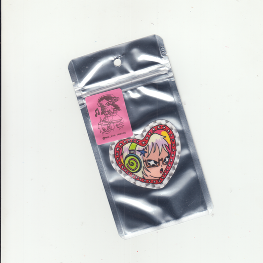 HEART MIRROR GAL STICKER