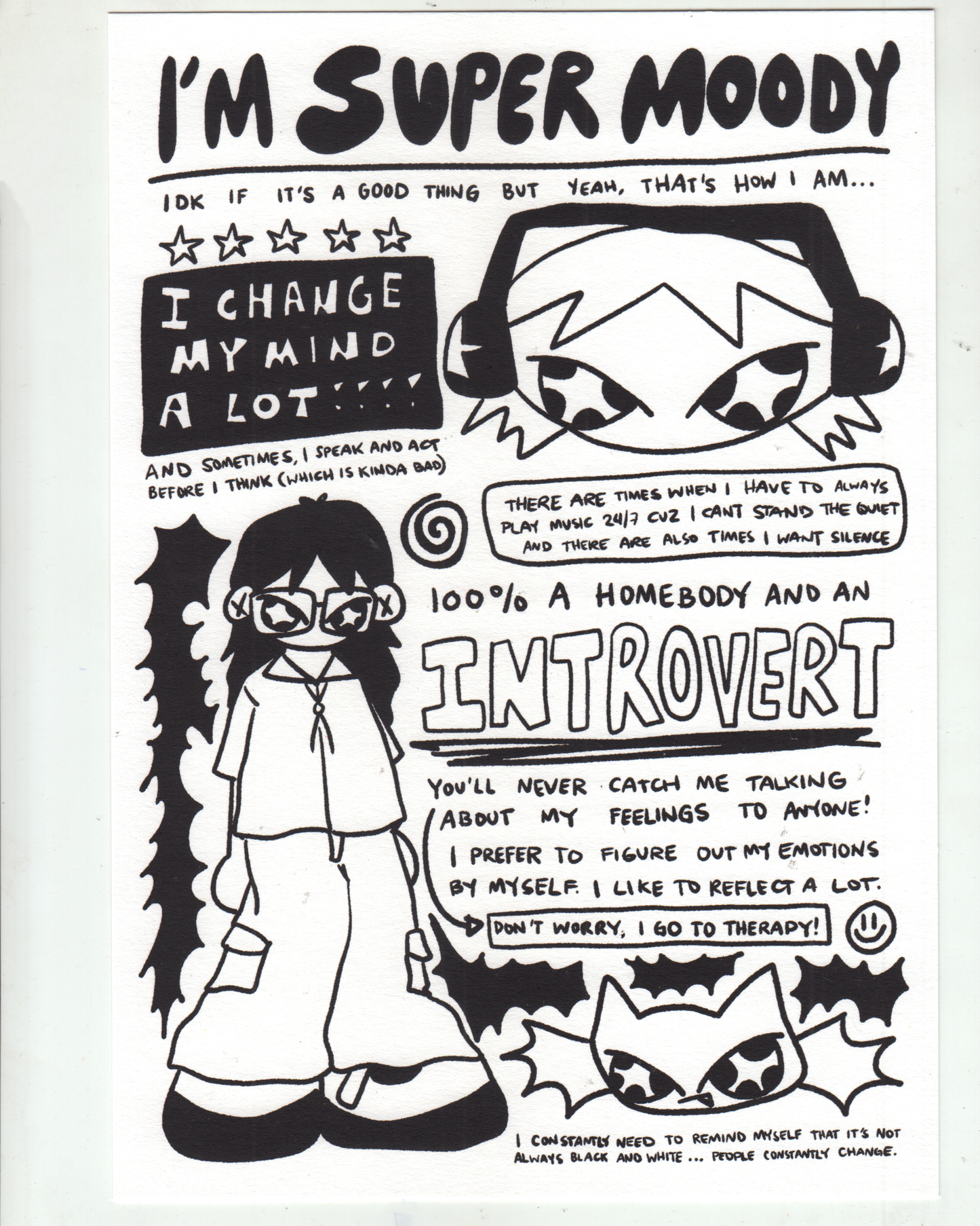 SUPER MOODY PRINT (WHITE)