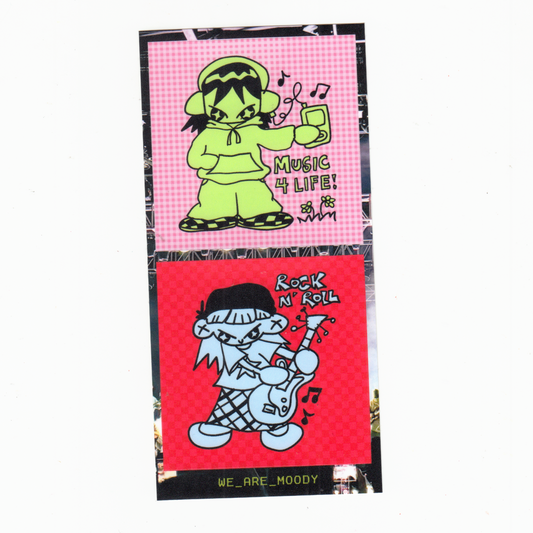 MUSIC FOR LIFE STICKER SHEET