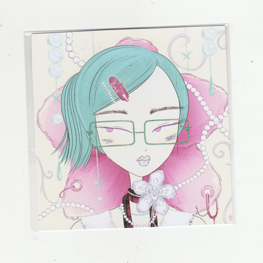 BLUE GIRL PRINT