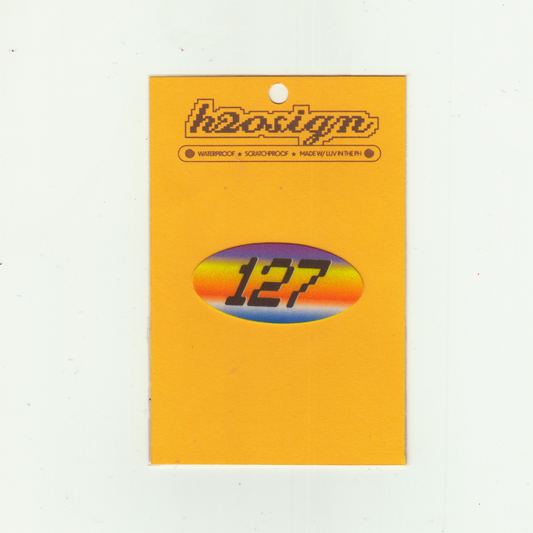 127 GRADIENT STICKER