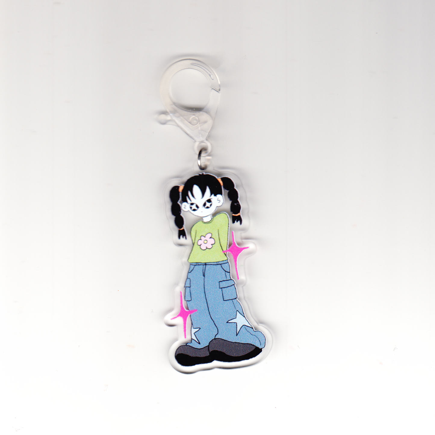 SUPER COOL GAL KEYCHAIN