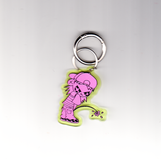 FLOWER GIRL KEYCHAIN