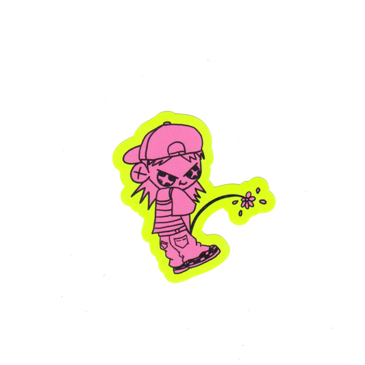 FLOWER GIRL STICKER