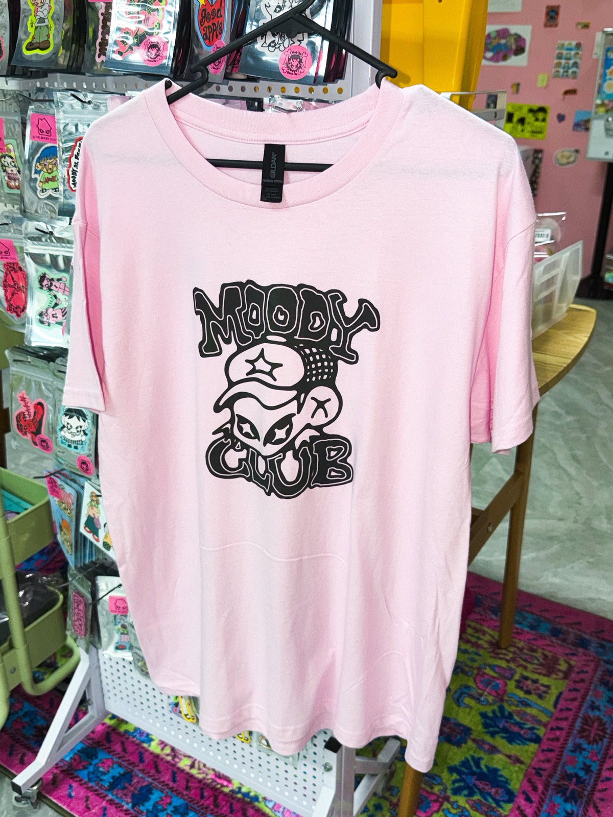 Moody Club (pink) t-shirt