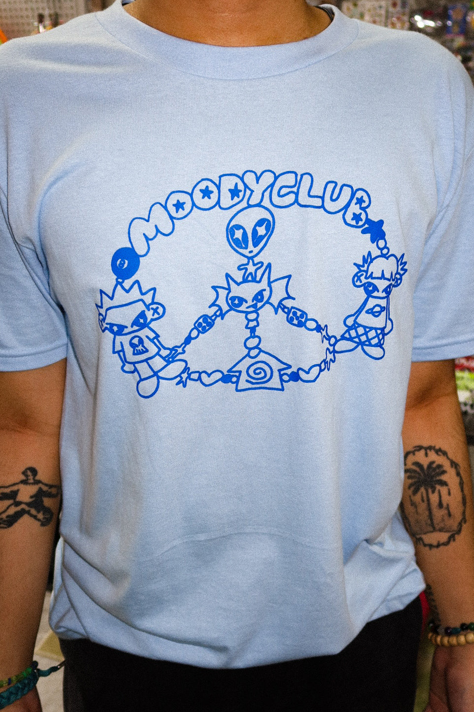 Peace (blue) t-shirt