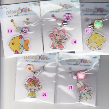 MISULVILLE ACRYLIC KEYCHAIN
