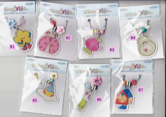 MISULVILLE ACRYLIC KEYCHAIN