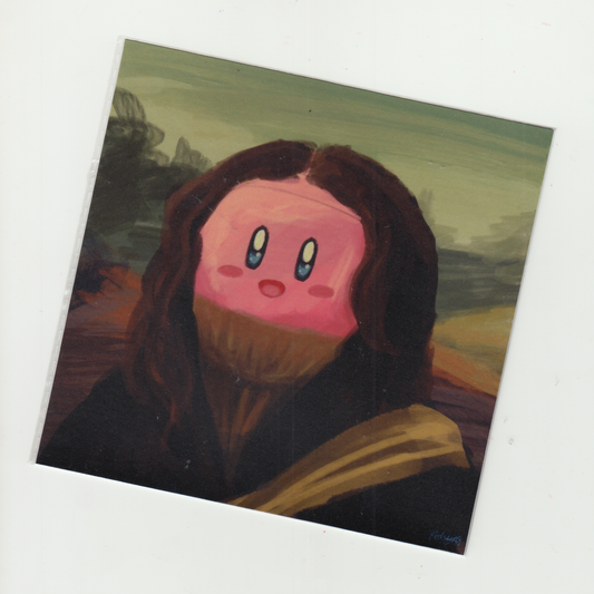 KIRBY MONA LISA PRINT