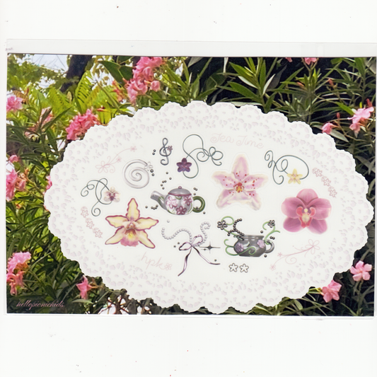TEA TIME STICKER SHEET