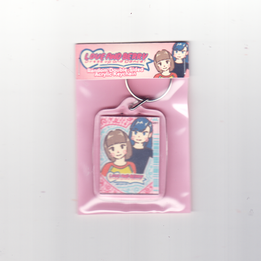 LOVE AND BERRY KEYCHAIN