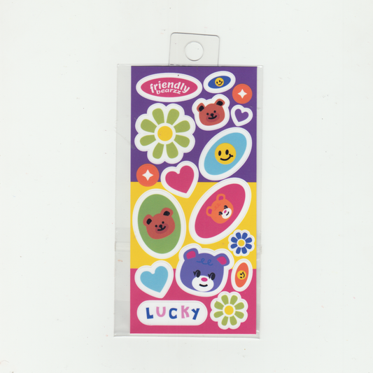 BEARZZ STICKER SHEET