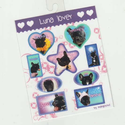 LUNA LOVER STICKER SHEET