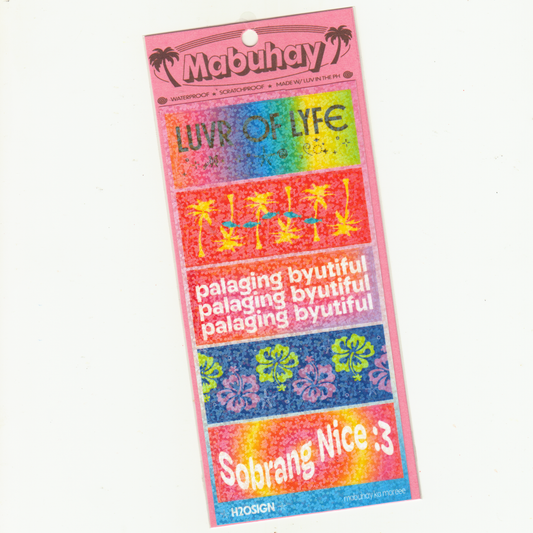 MABUHAY STICKER SHEET