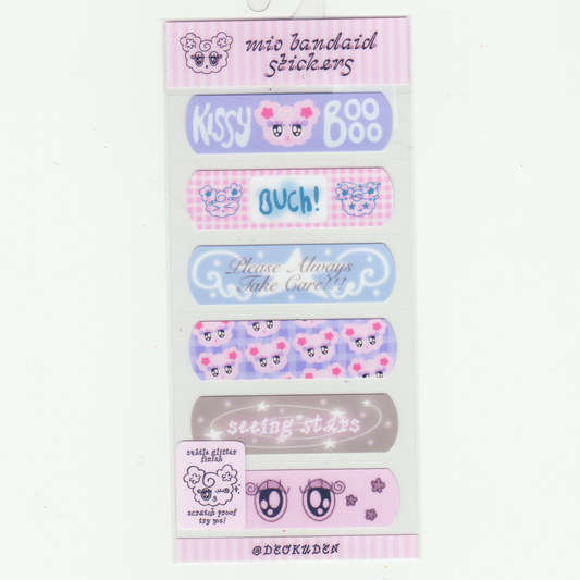 MIO BANDAID STICKER SHEET