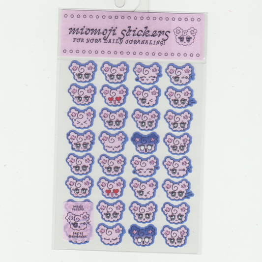 MIOMOJI STICKER SHEET