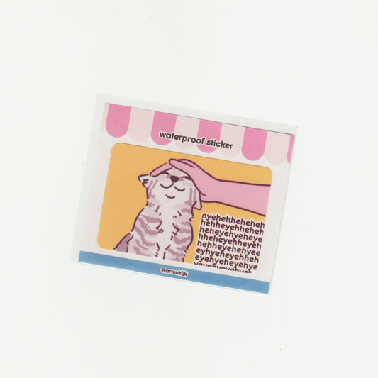 NYEHEH CAT STICKER