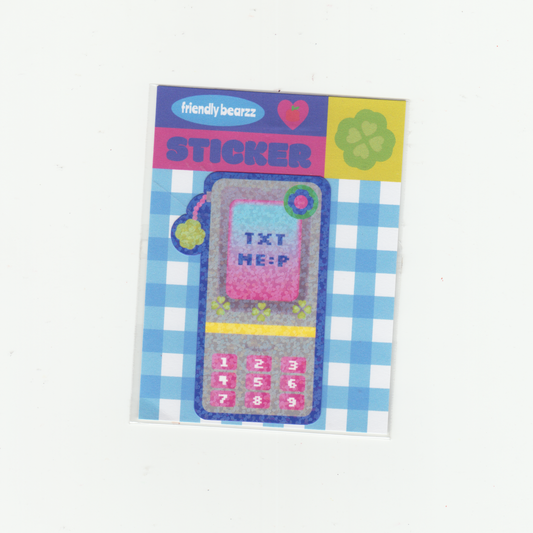 TXT ME PHONE STICKER